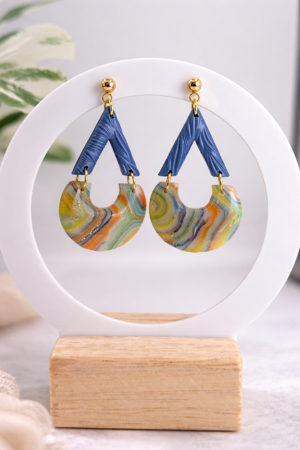 statement-ohrringe-bunt-polymer-clay-gold.
