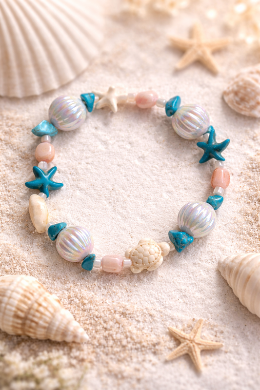 Handgemachtes maritimes Armband – inspiriert vom Meer Clayjex