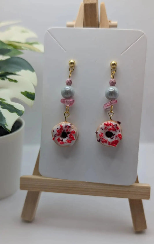 Polymer Clay Cronuts-Ohrringe