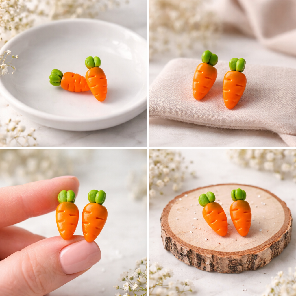 Karotten Ohrringe